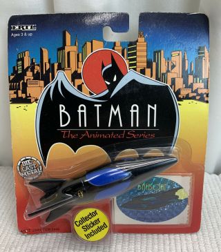 Batboat From Batman The Animated Series With Collector Sticker