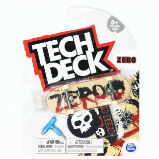 Tech Deck Zero Skateboards 2 - Tone Blood Natural Fingerboard - 2021