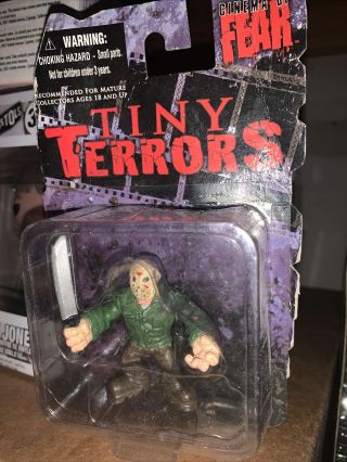 Tiny Terrors Jason Voorhees Friday The 13th Cinema Of Fear Mezco Toys 2” Figure