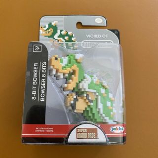 World Of Nintendo Mario 8 - Bit Bowser 2.  5 - Inch Mini Figure