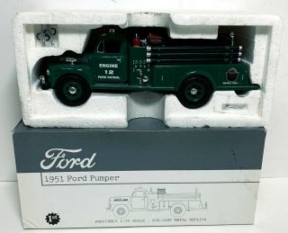 First Gear 1951 Ford Pumper Park Patrol Fire Engine
