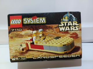 1999 Lego System Star Wars 7110 47 - Piece Landspeeder Box