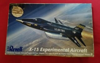 Revell 1:72 Scale X - 15 Experimental Aircraft (box) (parts Are)