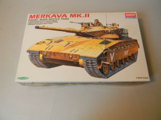 Academy Merkava Mk Ii Isreal Main Battle Tank Model Kit 1/35 Scale