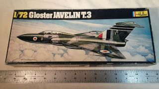 Heller Gloster Javelin T.  3 1:72 Includes Airwaves Photo Etch And Vacuum Canopy