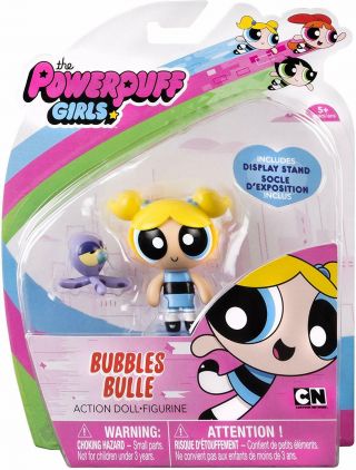 Bubbles Bulle The Powerpuff Girls Action Figurine Doll Mosc Spin Master 2017 Htf