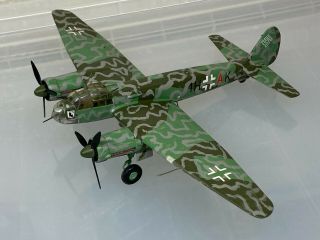 Junkers Ju.  88 Torpedo Bomber,  1/72 Scale,  Built & Finished For Display,  Good.