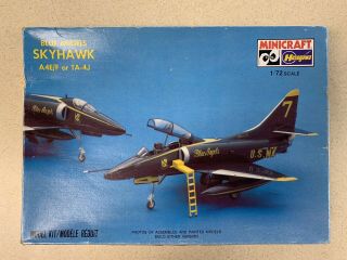 Hasegawa/minicraft 1/72 Blue Angels Skyhawks (a - 4e/f Or Ta - 4j) Pn - 1140