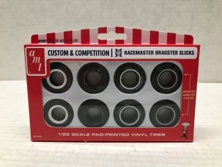 Amt 1/25 Scale Custom & Competition Mh Racemaster Dragster Slicks