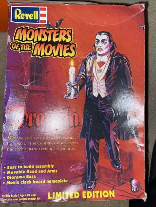 Monsters Of The Movies Dracula Model Kit Revell 1999