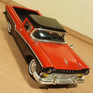 Yat Ming Road Legends 1/18 Scale - 1957 Ford Ranchero - Red/black
