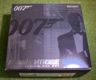 Corgi James Bond 007 Die Cast Limited Edition Era Set Roger Moore Cc93991