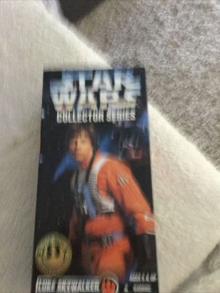 Star Wars 1996 Collector Series Luke Skywalker In X - Wing Gear 12 " Figure Kenner