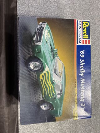 69 Shelby Mustang 2 N 1 Revell Monogra Model Kit 85 - 2545 1:25 Open Box
