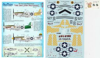 Aeromaster Decals 1/48 P - 51d Mustang 78th Fs 15th Fg 457th Fs 506th Fg (usaaf)