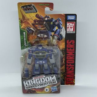 Transformers Kingdom Soundwave W/ Tape - 3.  5 " Core Class Legends Action Figure