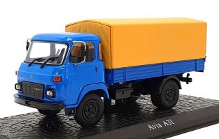 Atlas Editions 1/43 Scale 7 167 118 - Avia A31 Truck - Blue/yellow