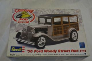 Vintage Revell 1930 Ford Woody Street Rod - Built
