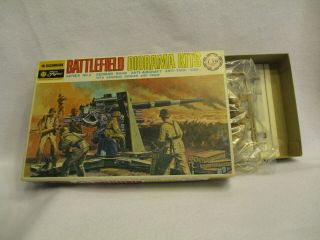 Fujimi Series No.  2 Battlefield Diorama Kit W/german 88mm Anti Aircraft Gun 1/76