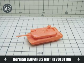 1/144 Resin Kits German Leopard 2 Mbt Revolution (3d)
