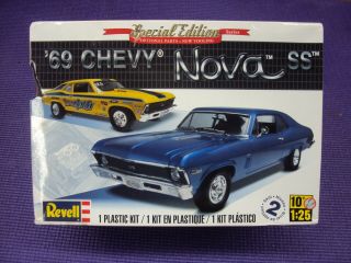 Revell 1969 Chevy Nova Ss.  Model Kit.  P/n 85 - 2098.  Read All Below.