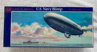Glencoe Models U.  S.  Navy Blimp 1/330 Scale Model Kit 05504