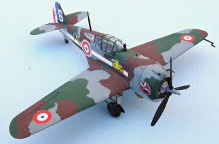 Curtiss Hawk H.  75a.  3,  Armée Del Air Vichy,  19,  Scale 1/72,  Hand - Made Plastic Model