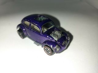 Custom Volkswagen Vw Usa Purple Hot Wheels First Year Redline.