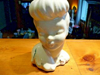 Vintage Ceramic Gibson Glamour Girl Betty Grable Vintage Head Vase