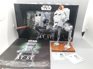 Complete And Build Bandi Star Wars At - St 1/48 Scale Model Kit