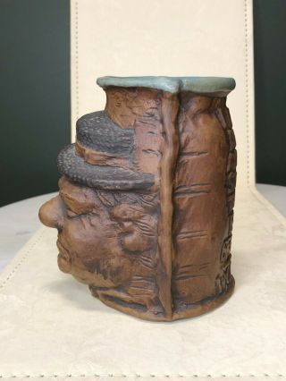 Vtg.  1971 Jim Rumph W.  C.  Fields Pottery Mug Tankard Vase 3