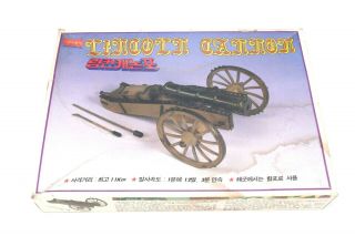 Lincoln Cannon Vintage Made In Japan Plastic Scale Model Unbuilt
