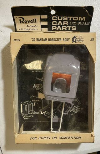 Vintage Revell Parts Pack 32 Bantam Roaster Body Parts Kit