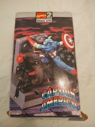 Marvel Comics Captain America Red Skull Model Kit Toy Biz 1998 Level 2