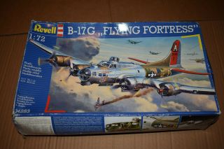 Revell B - 17g Flying Fortress 1/72 Scale Plastic Model Kit 4283