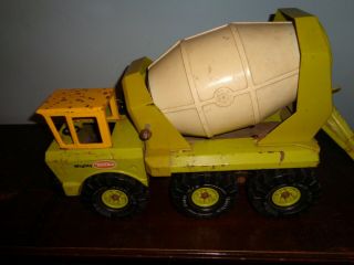 1970’s Lime Green Mighty Tonka Cement Truck Tandem Axle