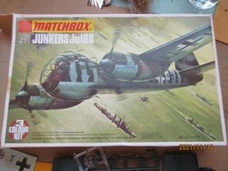 Matchbox Junkers Ju 188 1/72 Model Aircraft Ki Tas Found