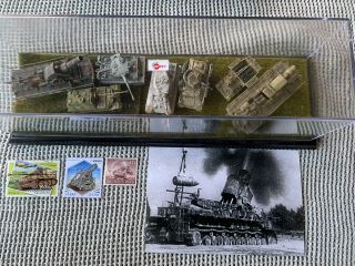 1/144 Can.  Do Giant Mortars Karl And Loki W/dragon Tiger Tanks Stamps And Photo