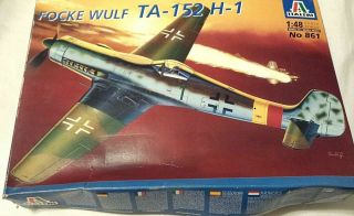 Italeri 1/48 Scale Focke Wulf Ta - 152 H - 1