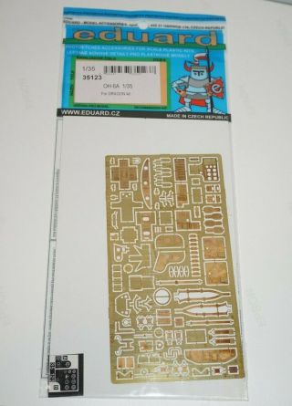 Eduard 35123 1/35 Oh - 6a Photoetched Accessories Detail Set For Dragon Model Kit