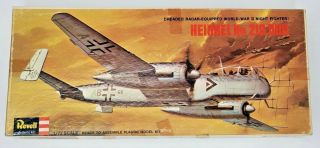 Revell Heinkel He 219 Owl Model 1/72 Kit H - 112:130 Open Box