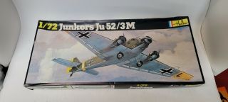 Heller 1/72 Scale Junkers Ju 52/3 M Airplane Model Kit