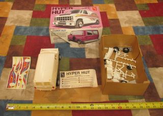 Vintage Amt T419 Hyper Hut Custom Ford Van Complete? For Parts/restoration Wob