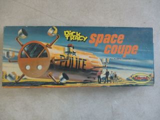 Vintage 1968 Dick Tracy Space Coupe Model Kit Box Only Aurora 819 - 100