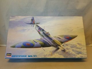 Hasegawa Spitfire Mk.  Vi 1:48 Scale Plastic Model Airplane Kit