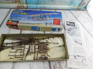 Vintage Monogram Wright Brothers Kitty Hawk Model Kit (may Be Incomplete)