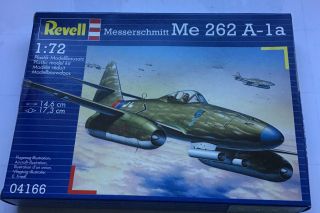 Revell Aircraft Model 1:72 Scale Messerschmitt Me 262 A - 1a 4166